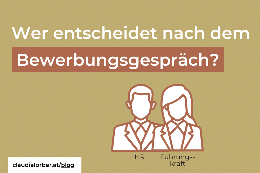 Wer entscheidet nach dem Bewerbungsgespräch? HR oder Führungskraft?