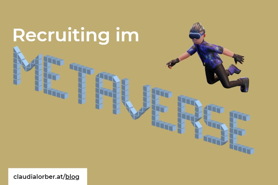 Recruiting im Metaverse. Symbolfoto für einen Avatar.