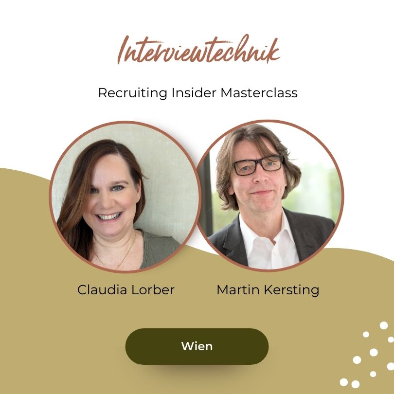 Profilbilder von Claudia Lorber und Martin Kersting, die die Masterclass Interviewtechnik in Wien abhalten werden.